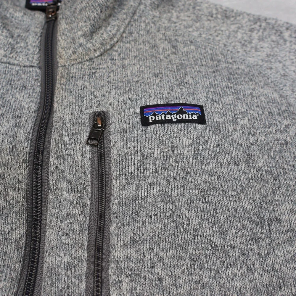 Patagonia Better Sweater Jacket Mens XL Gray Fleece Knit Full Zip Outdoor NEW
